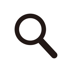 Magnifying glass graphic icon design