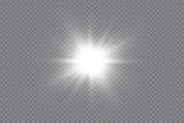 Bright light effects. Shiny stars.glare, explosion, sparkle, line, sun flare, spark and stars.