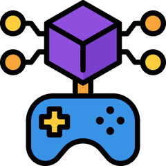 game filled outline icon