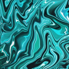 Abstract Liquify Background with Dark Green Color