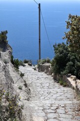 Ischia - Scalinata verso il Faro di Punta Imperatore
