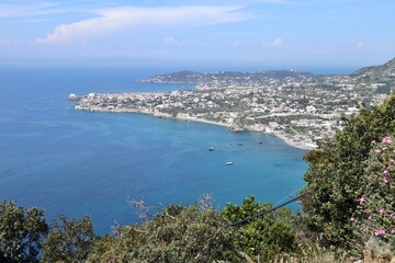 Forio - Panorama dall'alto di Punta Imperatore