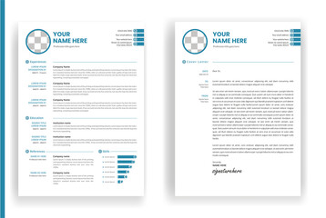 Resume and cover letter design template