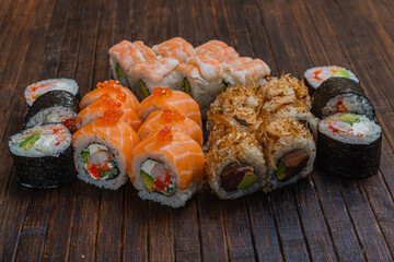 Japanese sushi fastfood- asian traditional snack