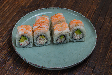 Japanese sushi fastfood- asian traditional snack