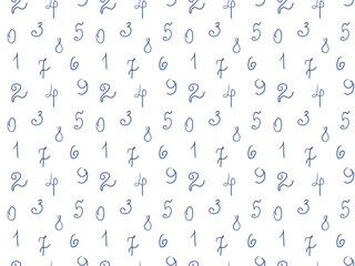 Education pattern seamless vector design. Back to school hand drawn background.