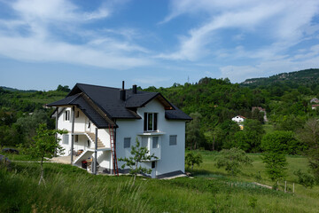 Fototapeta na wymiar House in Balkan mountains. Bosnia and Hercegovina.