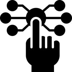 interactive solid icon