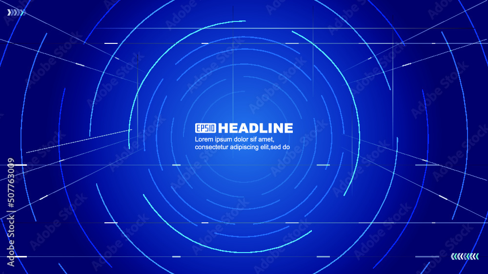 Poster criss-crossed lines and coils form a technological space sense vector background