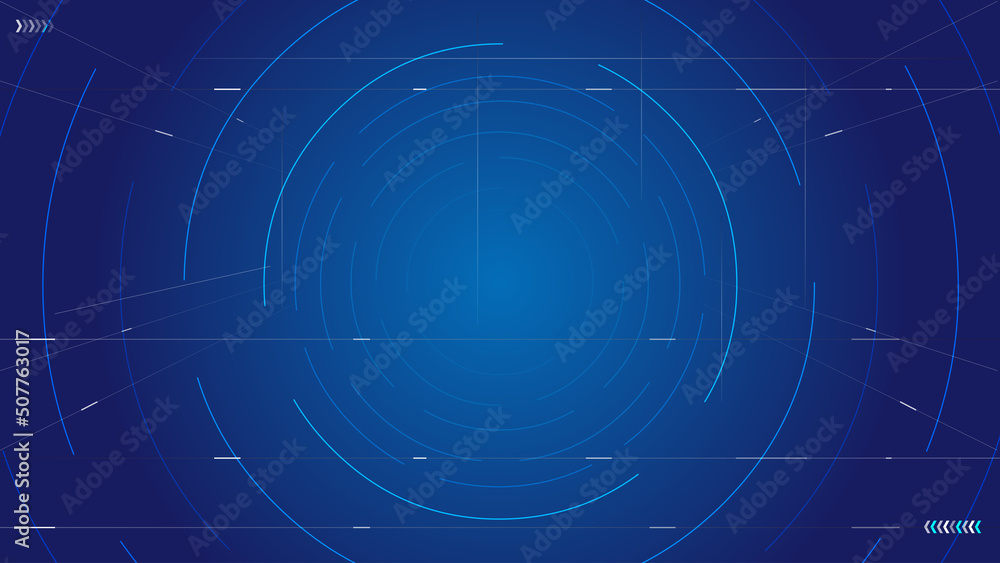 Poster criss-crossed lines and coils form a technological space sense vector background