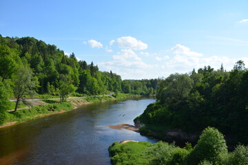 Fototapeta na wymiar summer in Latvia
