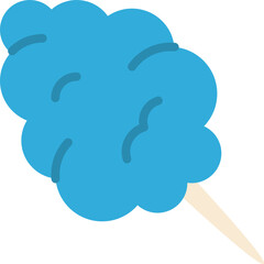 cotton candy flat icon