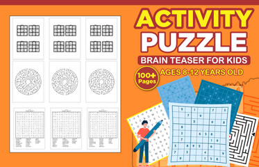 Activity puzzle Book for adult