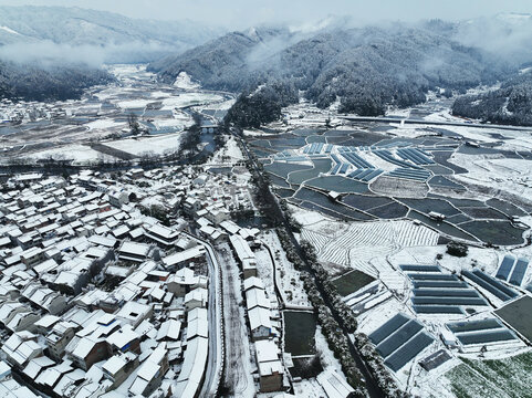 Guizhou jin screen: snow picturesque