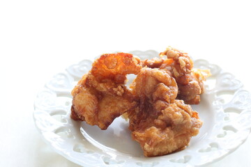 Homemade fried chicken for asian comfort food image