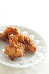 Homemade fried chicken for asian comfort food image
