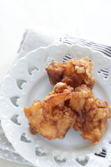 Homemade fried chicken for asian comfort food image