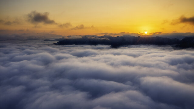 The sea of clouds