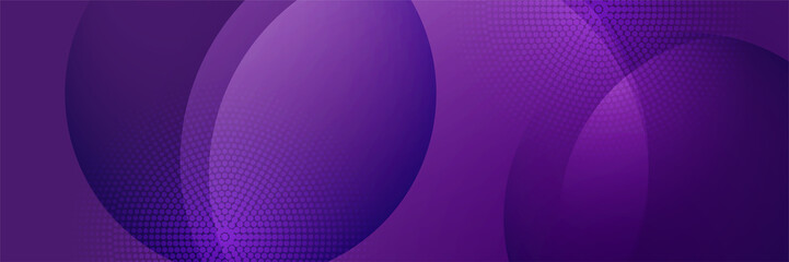 Purple and pink technology banner background