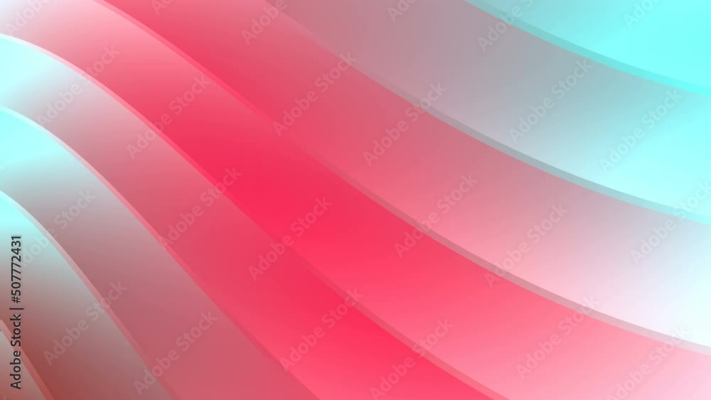 Leinwandbilder modern wavy background. digital seamless loop animation. 3d rendering. 4k, uhd