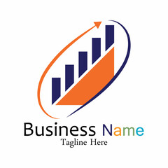 Business Marketing and finance vector logo concept template design