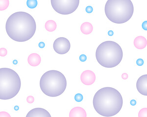 ランダムな水玉模様　背景