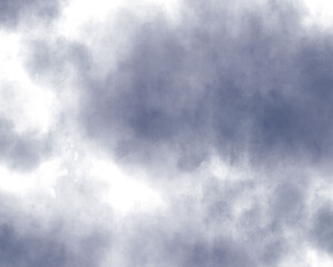 曇り空の水彩イラスト　背景