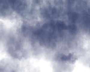 曇り空の水彩イラスト　背景