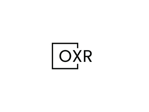OXR letter initial logo design vector illustration