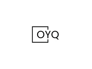 OYQ letter initial logo design vector illustration