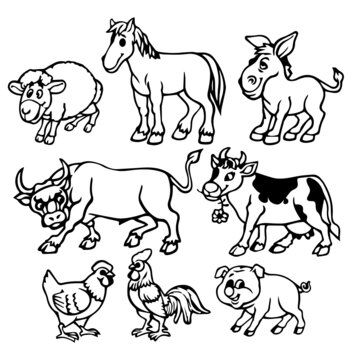 Animals pet art vector illustration free download svg file