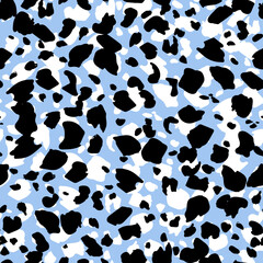 Abstract modern leopard seamless pattern. Animals trendy background. Color decorative vector stock illustration for print, card, postcard, fabric, textile. Modern ornament of stylized skin