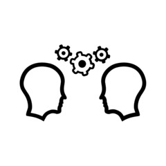 Black line for Coaching Icon