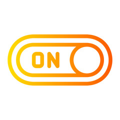 switch on gradient icon