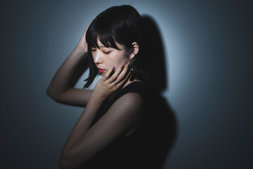 Naklejka premium クールな女性