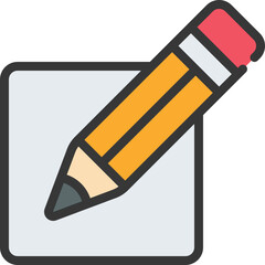 Pencil In Tick Box Icon