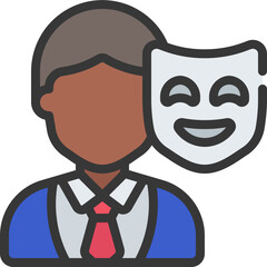 Masked Corrupt Candidate Icon