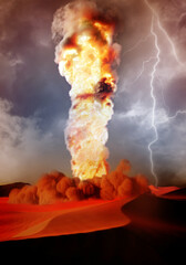 Tromb on fire