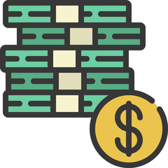 Money Stack Icon