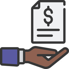 Give Financial Document Icon