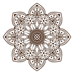 illustration mandala for yoga studios