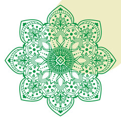 illustration mandala for yoga studios