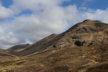 Fototapeta premium Ciste Dhubh glen shiel ridge scotland highlands munros