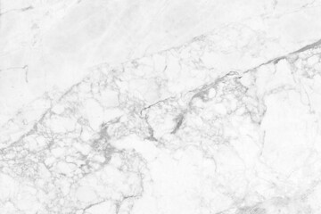 White marble texture background pattern with high resolution.