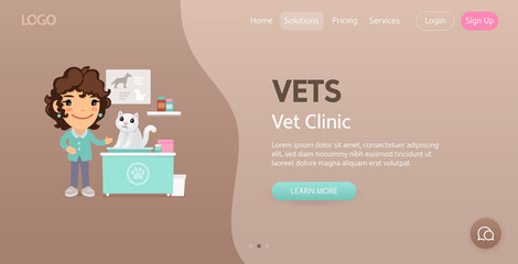 Vets Website Template