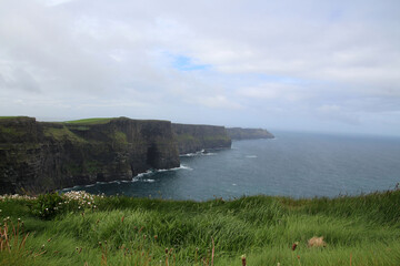 Cliffs of Moher are Ireland's most famous cliffs  