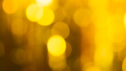 Abstract bokeh background. Abstract background of bright yellow and blue lights in soft focus