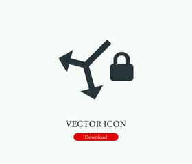 X Y arrow vector icon. Editable stroke. Symbol in Line Art Style for Design, Presentation, Website or Mobile Apps Elements, Logo.  Direction symbol illustration. Pixel vector graphics - Vector - obrazy, fototapety, plakaty
