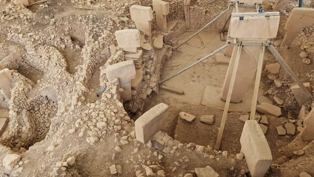 G&ouml;beklitepe, a Neolithic archaeological site near the city of Sanliurfa in Turkey.  It is the world's oldest known temple and UNESCO world heritage site.
