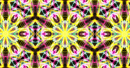 Abstract, futuristic and colorful pattern